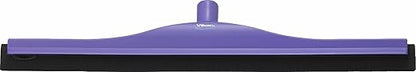 Vikan 77548 Squeegee,Fixed Head,Floor,24",PP/RB,Purple
