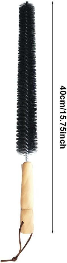 2Pcs Radiator Cleaner Brush, Radiator Duster Brush Cleaning Brush, Dryer Lint Brush Vent Cleaner, 16 inch Long Flexible Refrigerator Coil Soft Bristile Brush, Washer Dryer Organizer