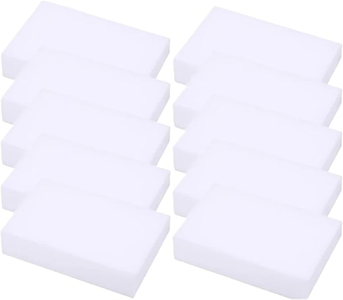 Magic Sponge Eraser White Sponge for Dishwashing Kitchen Bathroom Office Cleaner Cleaning Tools(Big 10pcs)