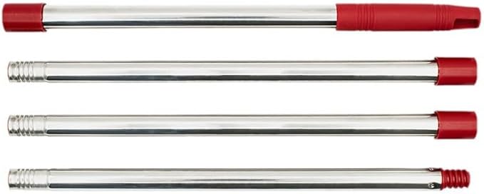 Mop Handle Replacement for O-Cedar – Adjustable 30"–58" Spin Mop & H2Pro Flat Mop Handle, 4-Section Mop Stick Compatible with Ocedar Mop Systems