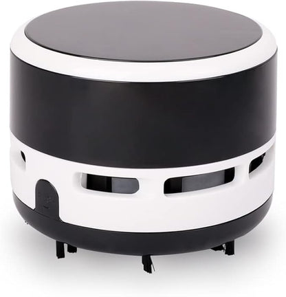 Desk Vacuum Cleaner Mini, Portable Desktop Vacuum, Mini Crumb Dust Desk Vacuum Cordless Sweeper for Home, Office,Cars,Pet Hairs,No Battery Included
