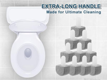 Yingmore 10 Packs Pumice Stone for Toilet Cleaning,Pumice Toilet Bowl Cleaning for Cleaning Toilet,Bathtubs,Kitchen Sink,Grill(Refill)