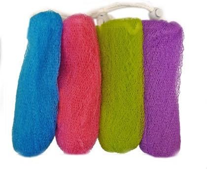 Exfoliating Mesh Soap Saver Pouch (4pk)(Color Assorted)