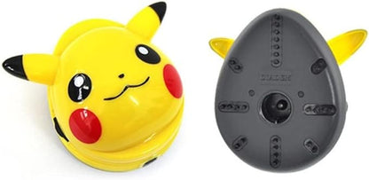 Pikachu Mini Desk Eraser Crumbs Vacuum Cleaner(No Battery Included) (P)