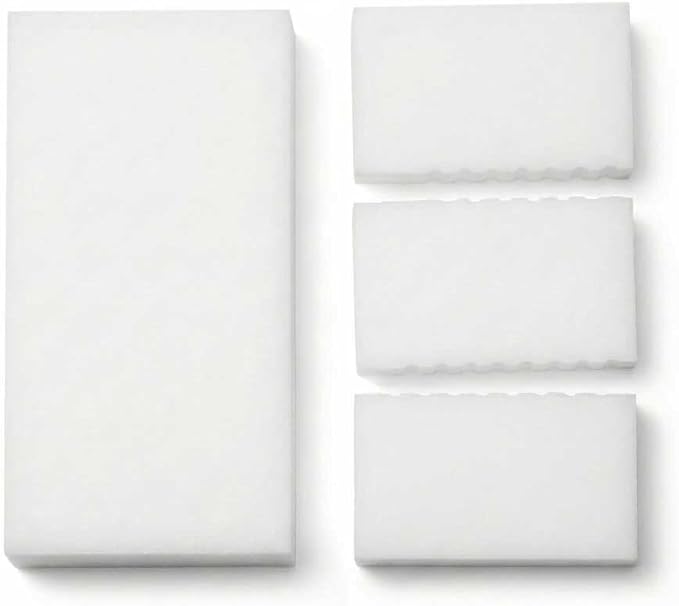 Melamine Cleaning Sponge (12-Pack) – Multi-Surface Eraser Sponge Bulk Pack, Breakable Cleaning Blocks for Stains, Scuffs, Dirt & Everyday Cleaning, Kitchen, Bathroom, Walls
