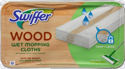 Swiffer Sweeper Wet Wood Floor Mopping Cloths,20 Count (Pack of 6)