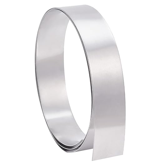 PH PandaHall Aluminum Flashing Roll 1060 Grade 1mm x 2 inch x 6.5Ft Metal Strips Bendable Pure Aluminium Strip Aluminum Sheet Metal Roll Flat Wire for DIY Craft Jewelry Making