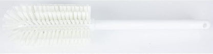 SPARTA Large Water Bottle Brush Ideal for Wide-Mouth Jars, Bottles and Tumblers, Dishwashing Tool with Handle for Home and Commercial Kitchens, Plastic, 16 Inches, White