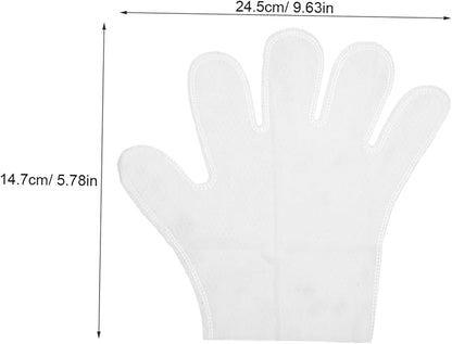Garneck PET Grooming Gloves for Cats and Dogs Waterproof Bathing and Cleaning Mitts No-Rinse Massage Wipes Scented 10-Piece Set for Spa and Grooming