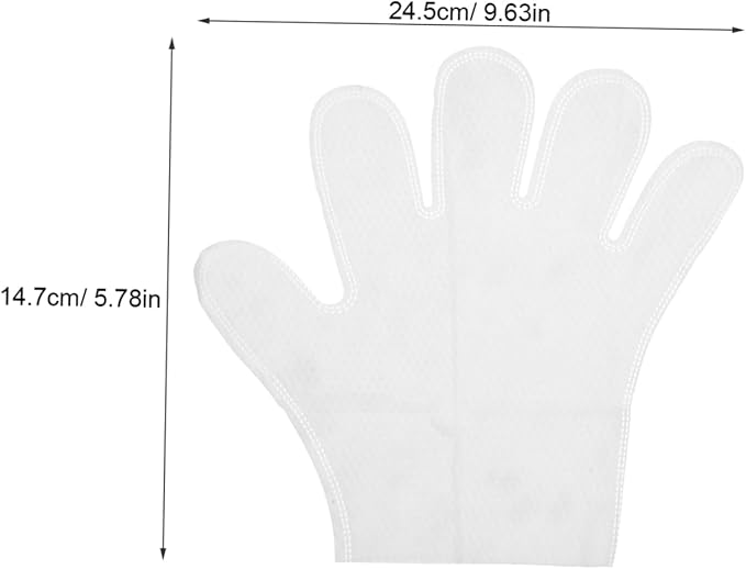Garneck 1bag Pet Cleaning and Grooming Gloves No-Rinse Spa Mitts for Cats and Dogs Ergonomic Design for Easy Grooming and Cleaning Original Scent