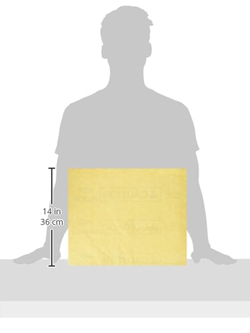 Rubbermaid Commercial Products, Over the Spill Pad Refill, Absorbent Mat Pads, Yellow, Medium, Fast at Absorbing Water/Oil/Beverages, For Residential/Commercial/Restaurant/Office/Facility Use