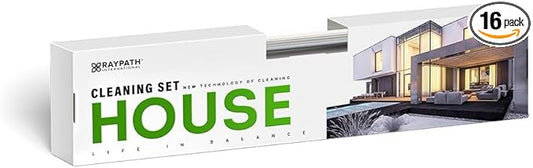 House Cleaning Set – Complete Eco-Friendly Cleaning Kit with Gloves, Floor Pads, and Tools for Chemical-Free Cleaning
