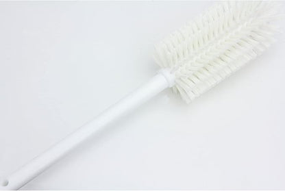 SPARTA Large Water Bottle Brush Ideal for Wide-Mouth Jars, Bottles and Tumblers, Dishwashing Tool with Handle for Home and Commercial Kitchens, Plastic, 16 Inches, White