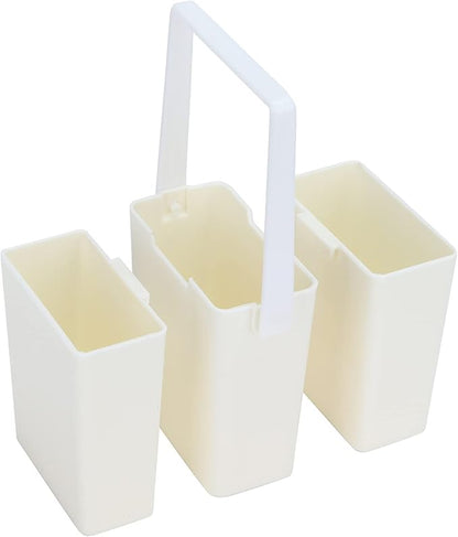 Portable Detachable Artist Brush Washer Multifunction Paint Brush Washing Bucket with Handle for Watercolor Outdoor Indoor Painting