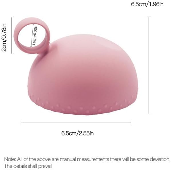 Silicone Scrubber Ball Cleaning Bowl – Multi-Purpose Brush Cleaner for Makeup & Dishes – Cute Round Design – Soft Scrubbing Pad for Beauty Tools, Kitchenware – 8 Colors (Purple)