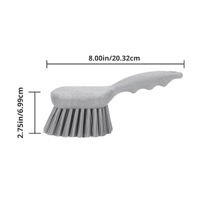 SPARTA 40541EC05 Plastic Scrub Brush, Utility Brush, Kitchen Brush With Hanging Hole For Cleaning, 8 Inches, Red - (Pack of 1)