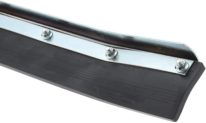 PRO SOURCE Extra-Wide 36" Petroleum-Resistant Curved-Blade Floor Squeegee: Crimps onto The end of The Handle