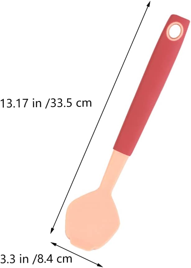Hemoton Long Handle Silicone Dish Brush 10.43 Inch Durable Kitchen Cleaning Tool with Ergonomic Non-Slip Handle for Pots and Dishwashing