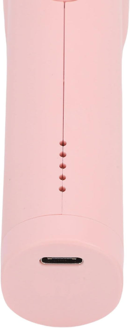 Naroote Compressed Air Duster, 40000RPM Cordless Air Blower, Mini Blower with 5 Speeds Adjustable Power & Type C Rechargeable 5000mAh, Ideal for Cleaning Keyboards, Computers & Cars (Pink)