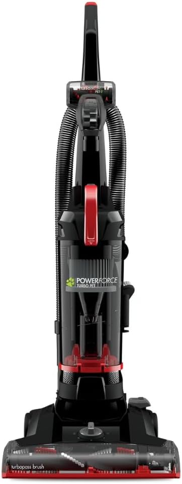 Power Force Helix Turbo Rewind Pet Bagless Upright Vacuum, Multi-Cyclonic, Lightweight, 25Ft Cord, Pet Turbo Brush