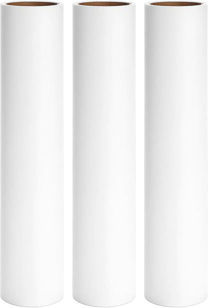 9.45 inch Lint Roller Refills for Floor Lint Roller Replacement 9.4 inch to 9.5 inch Wide Large Floor and Carpet Lint Remover Refills, Pack of 3 Rolls Extra Sticky 180 Sheets Total