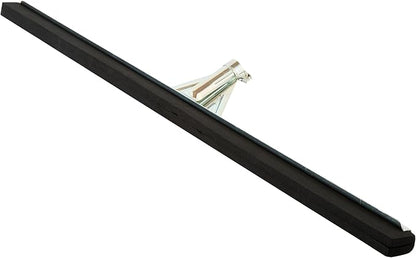 Restaurantware-SQUEEGEE ONLY: Clean Tek Professional 29.92 Inch Floor Squeegee, 1 Broom With Double Rubber Blade - Handle Sold Separately, Heavy-Duty, Steel Wiper For Concrete Floor