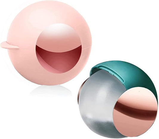 2 Pack Reusable Gel Lint Roller Ball for Pet Hair, MUEDRT Washable Small Lint Remover for Clothes, Portable Sticky Pet Hair Remover for Clothes Traveling Essentials
