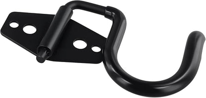 24 Pack Broom Holder Wall Mount, Heavy Duty S Hooks Tool Hangers Metal Garage Hooks for Brooms Mops Shovels Raks, Black
