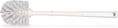 Sparta Flo-Pac Toilet Bowl Brush, 24 Pack for Commercial Restrooms, Heavy Duty Toilet Brush with Plastic Handle for Bathrooms, 11 Inches, White (Pack of 24)