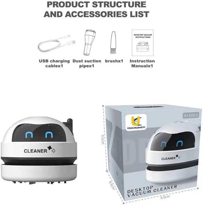 ARTopet 2Pcs Diamond Accessories Tools Desk Vacuum Cleaner Hand-Held Diamond Tools for Diamonds Mini Quicker Picker Organizer Spilled Drill with USB Charger, Brush, Pipe
