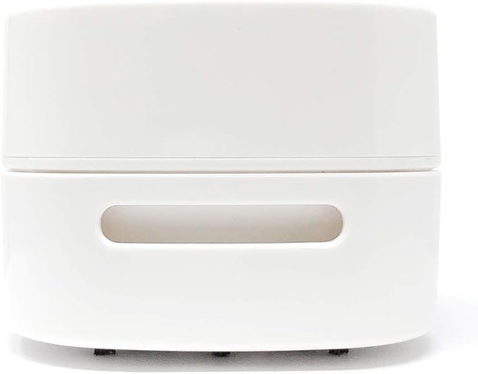 allydrew Cute Portable Mini Vacuum Cleaner for Home and Office, White Box