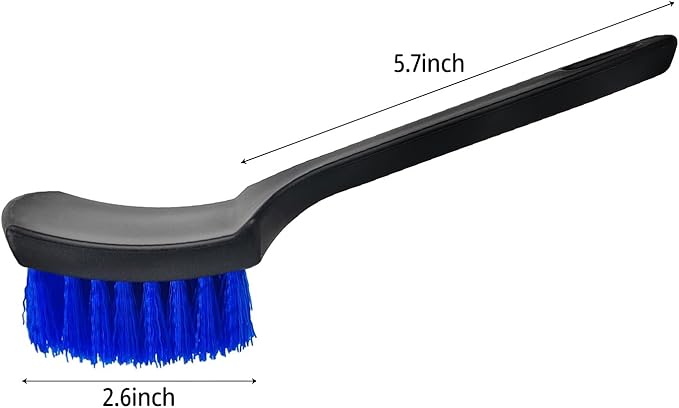 Carpet Brushes for Cleaning,2 Pack of Scrub Brush for Floor Mats, Cleaning Brush for Car Interior and Home, Simple and Practical (2, Blue)