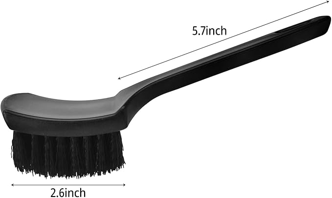 Carpet Brushes for Cleaning, Scrub Brush for Floor Mats, Cleaning Brush for Car Interior and Home, Simple and Practical (1, Black)