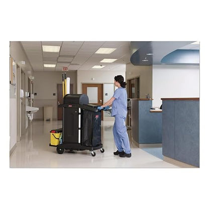 Rubbermaid Commercial Housekeeping Cart Trash Can Cover Conceals Waste and Linens Cleaning Organization Cleaning Supplies Housekeeping and Maid Supplies