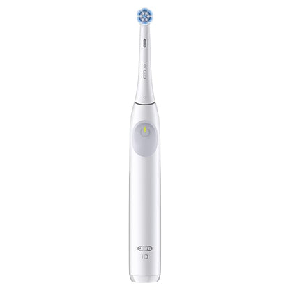 Oral-B Rechargeable Electric Toothbrush, iO Limited Simple Clean, 3 Cleaning Modes, Automatic Pressure Sensor to Protect Gums, Travel Case, White