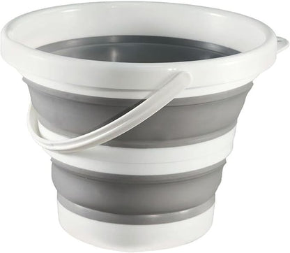 Collapsible Bucket 1.3 Gallon 5L Water Bucket for Cleaning Foldable Portable Plastic Mop Bucket with Handles Indoor Household Outdoor Car Wash Camping Fishing