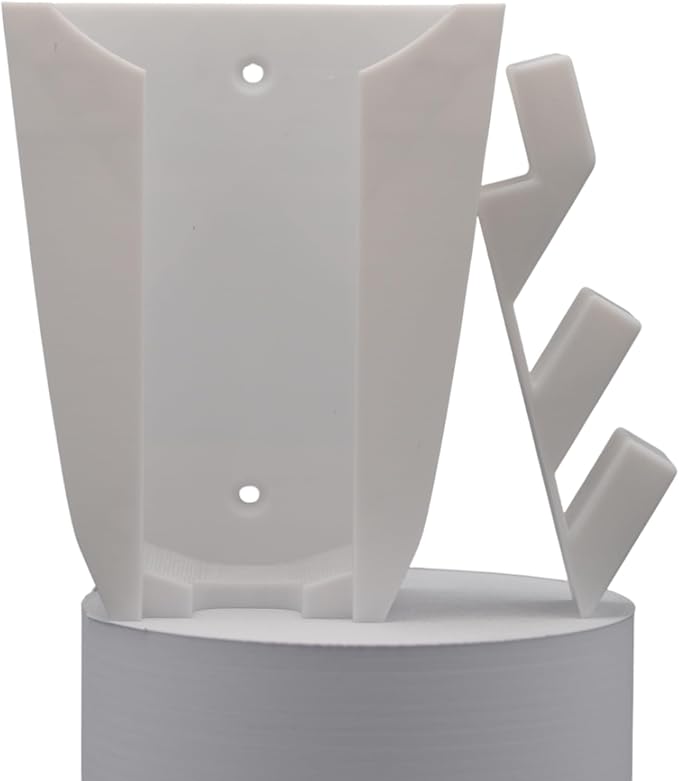 Wall Mount for Bissell Pet Hair Eraser + Bonus Accessory Holder – Fits 2390, 2390A, 2284W, 23903, Auto-Mate – 3D-Printed Vacuum Dock (White)