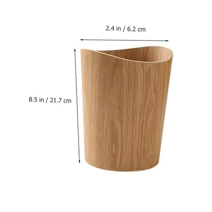 PRETYZOOM Kitchen Trash Can Compost Bin for Outdoor Indoor Bathroom Waste Bucket Lidless Garbage Can Organizer