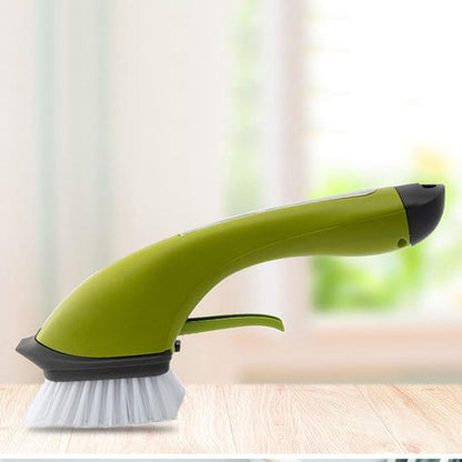 Yosoo Automatic Soap Dispensing Brush, Professional Anti Skid Handle, Easy to Use, with Pot Brush for Sink Kitchen (1)