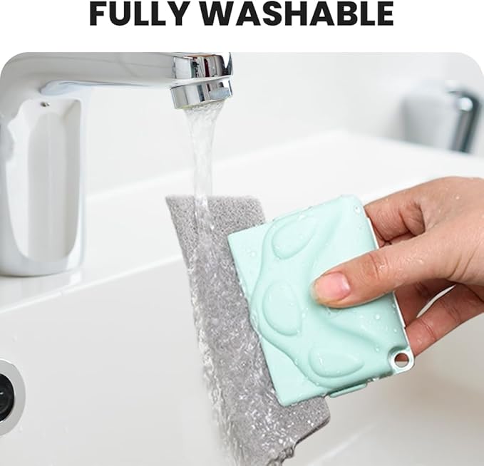 Magic Window Track Cleaner, Upgraded Window Groove Cleaning Brushes for Sliding Doors, Gaps, Tiles, Shutters, and Car Vents (2, Grey)
