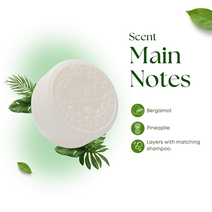 BIORR Rice Water Conditioner Bar – Strengthening & Moisturizing Formula with Argan Oil, Aloe Vera & Shea Butter | Color-Safe, Vegan & Plastic-Free Silky Radiance Citrus Scent