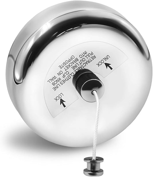 Retractable Clotheslines SUS304 Clothes Dryer with Adjustable Rope Shower Clothes Line