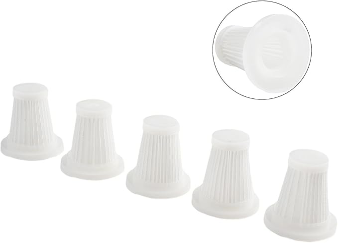 2/3/5 Pack Replacement Filters For Handheld Car Vacuum Cleaner Filter Element, Cordless Desk Vacuum Cleaners, Dust Filter Car Vacuum Cleaner Replacement Filters(5pcs)