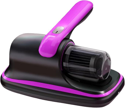 Bed Vacuum Cordless - Portable UV Bed Cleaning Vacuum, Roller Brush Duster | for Sofa Mattress, Removable Filter System, Lightweight Home Cleaning Tool for Dust and