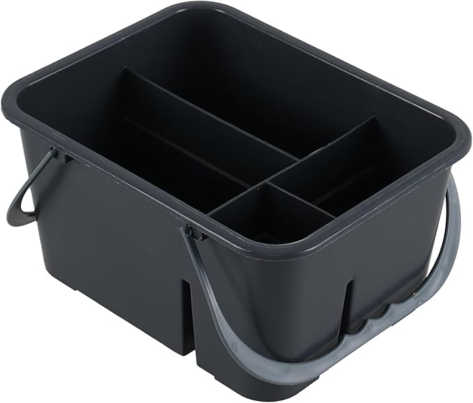 Xyskin Portable Shower Caddy Basket with Handle, Plastic Cleaning Caddy Bathroom Organizer Tote for College Dorm Essentials, Bath Storage, Grey