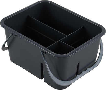 Xyskin Portable Shower Caddy Basket with Handle, Plastic Cleaning Caddy Bathroom Organizer Tote for College Dorm Essentials, Bath Storage, Grey