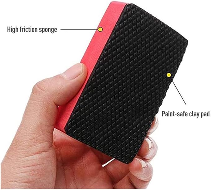 Sanding Sandpaper Sponge Brush 1PC Car Detail Cleaning Care Washing Useful Car Magic Clay Bar Pad Sponge Block Cleaning Eraser Wax Polish Pad Tools