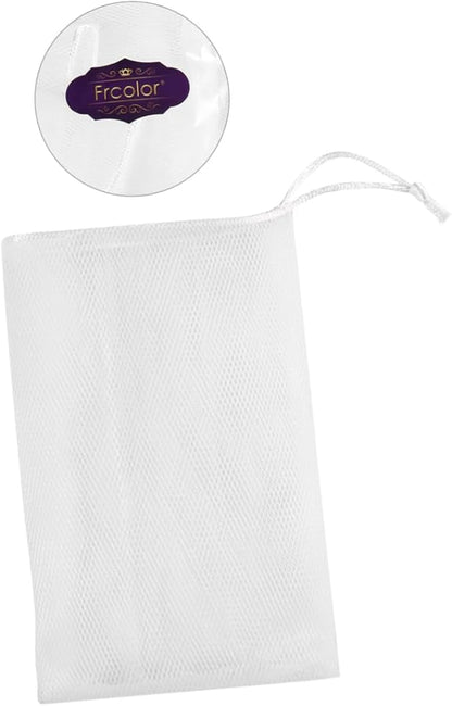 FRCOLOR 10 PCS Exfoliating Mesh Soap Saver Pouch Bag Sack Sponge…