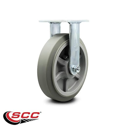 Service Caster Brand – Replacement Platform Truck Rigid Caster - Fits Rubbermaid Heavy Duty Platform Truck and Rubbermaid Side Panel Platform Truck - 4436M7 FG4436M70000