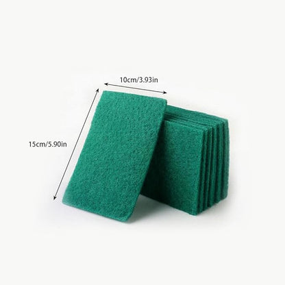 50Pcs Heavy Duty Scour Pads, Non-Scratch Scour Pads, Reusable Household Scrub Pads for Dishes, Kitchen Scrubbers & Metal Grills, Dish Scrubber Scouring Pads